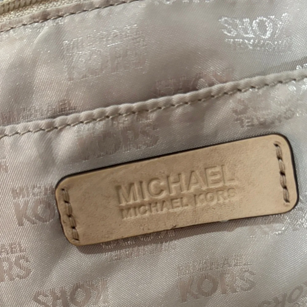 Michael Kors Dark Brown Tote with Gold Accents - Picture 5 of 8